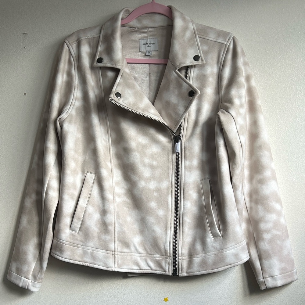 Haute Hippie Light Tan Leather Jacket